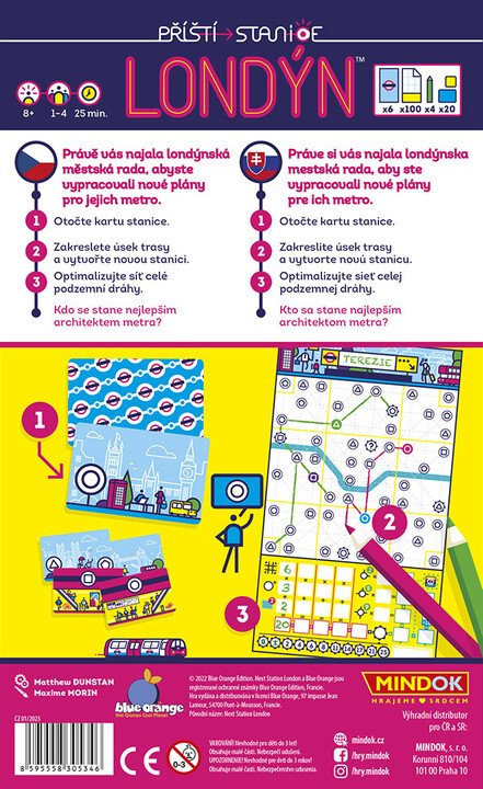 Mindok Next Station: London Board Game - Thumbnail 3