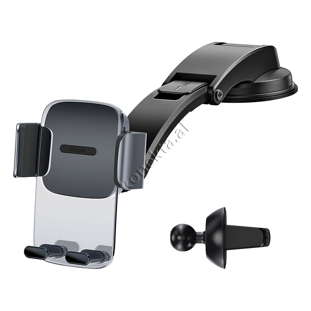 Baseus Car Phone Holder, Black - Image 1