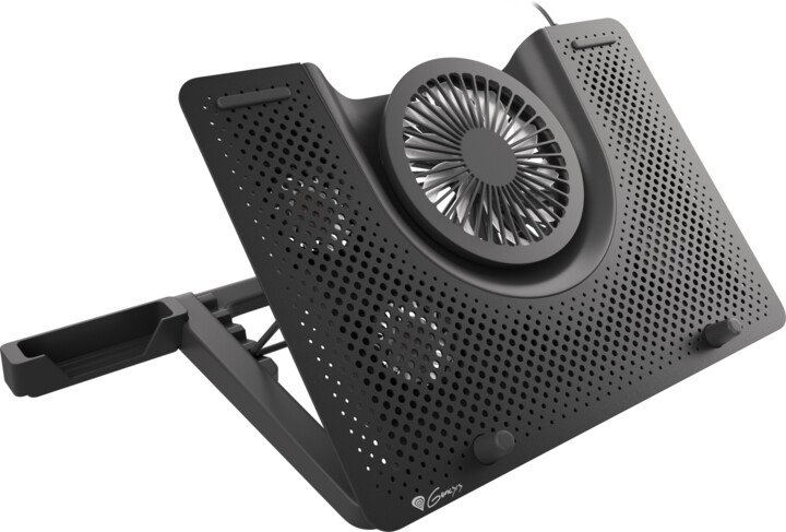 Genesis Cooling Oxid 550 Cooler Pad, 15.6-17.3 inch, 5 Fans, Red LED - Thumbnail 7