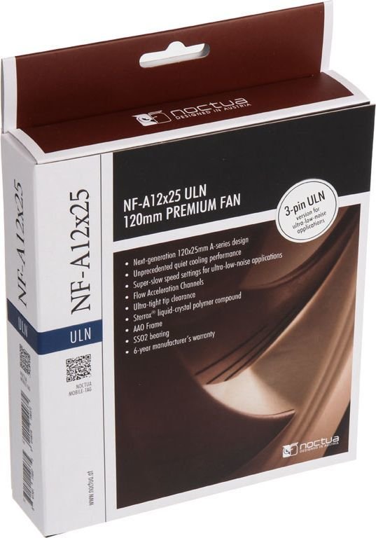 Noctua NF-A12x25 ULN Fan, 120 mm - Thumbnail 7
