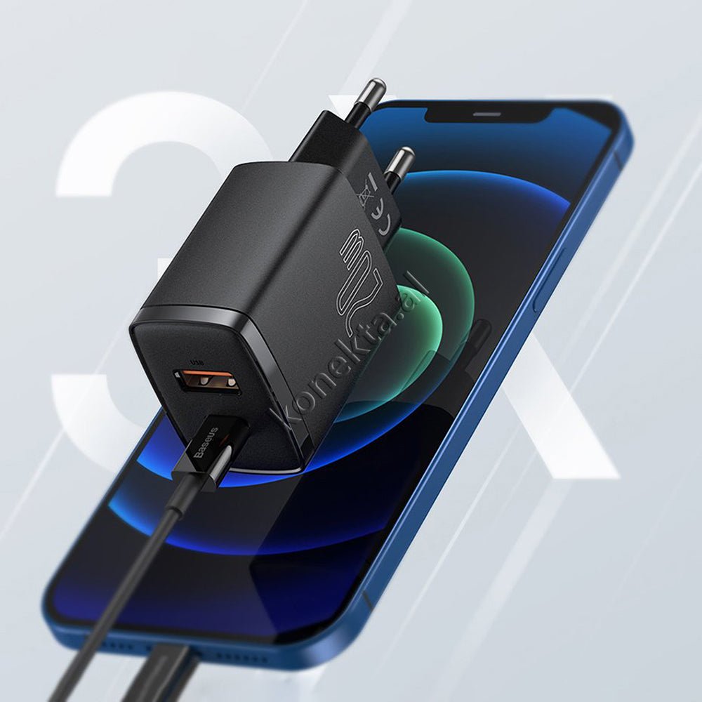 Baseus Adaptor Karikimi Fast Charge 20W 2 Ne 1 - Thumbnail 10