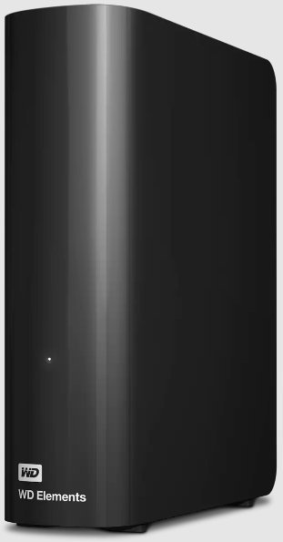 WD Elements Desktop External HDD, 20TB, Black - Image 1