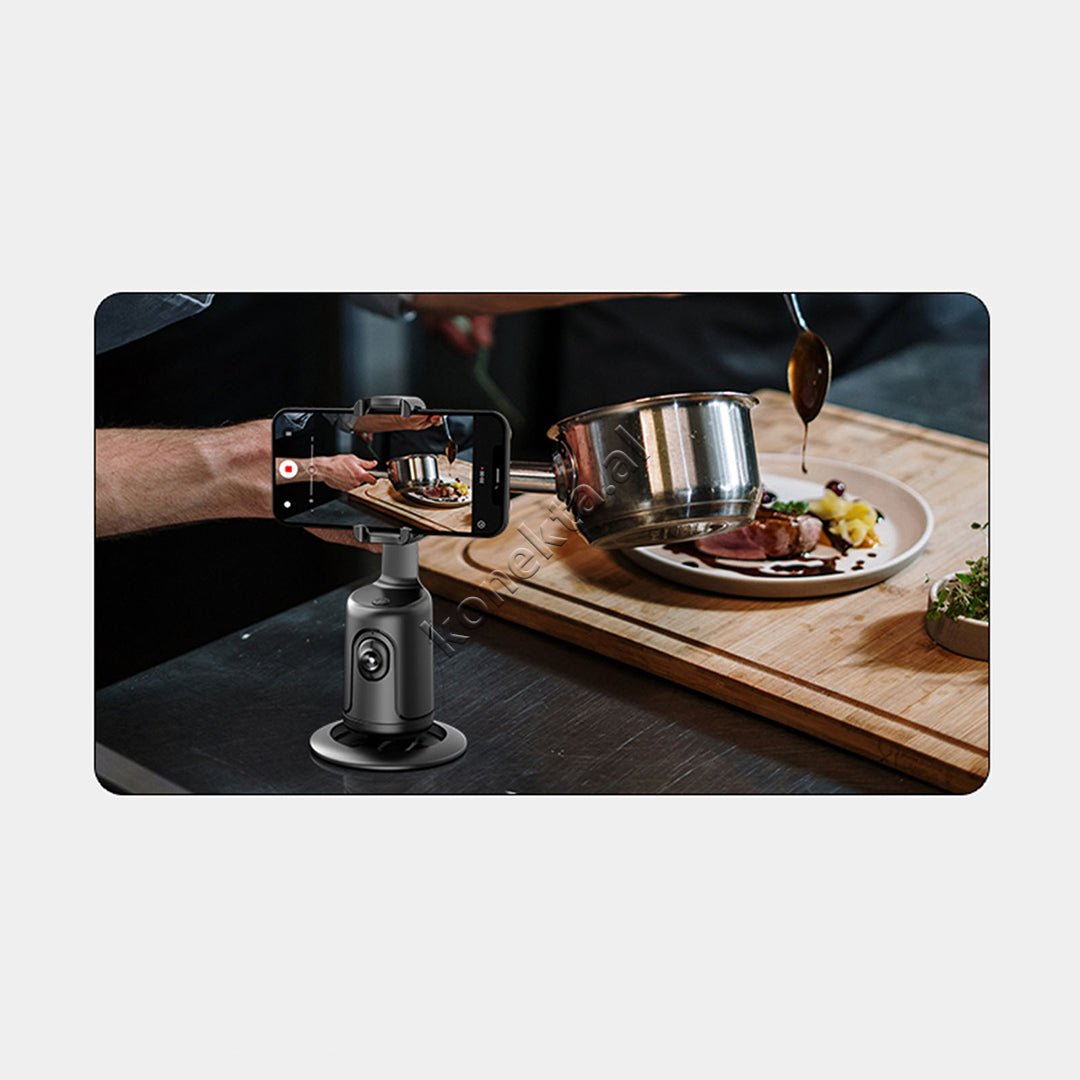 Tjetertjeter Gimbal Me Sensor Ndjekjeje Inteligjent 360° Per Tripod / Selfie Stick - Thumbnail 2
