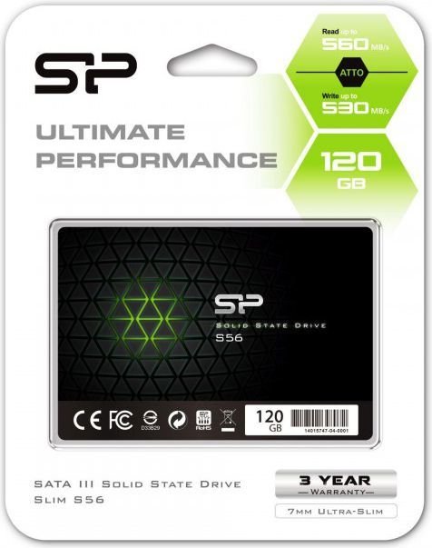 Silicon Power S56 SSD, 120GB, 2.5" SATA III - Thumbnail 2