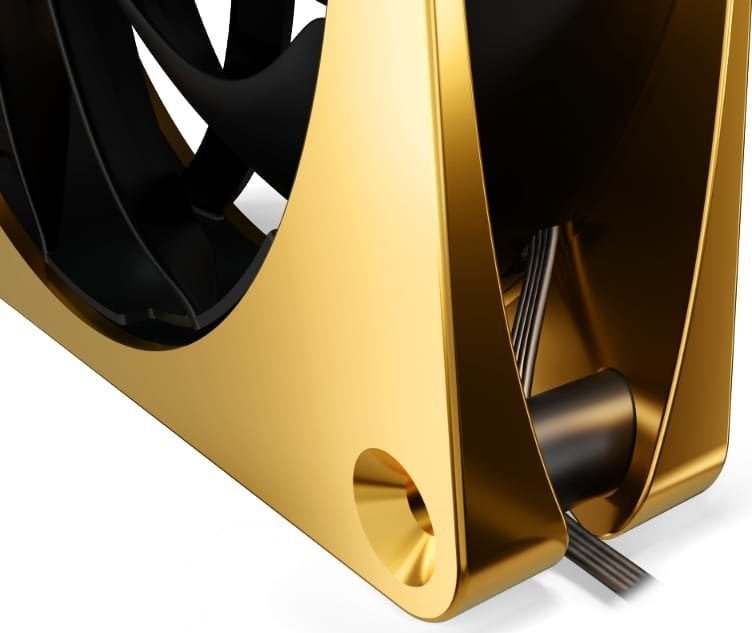 Alphacool Apex Stealth Metal Cooler, 120 mm, Gold - Thumbnail 4