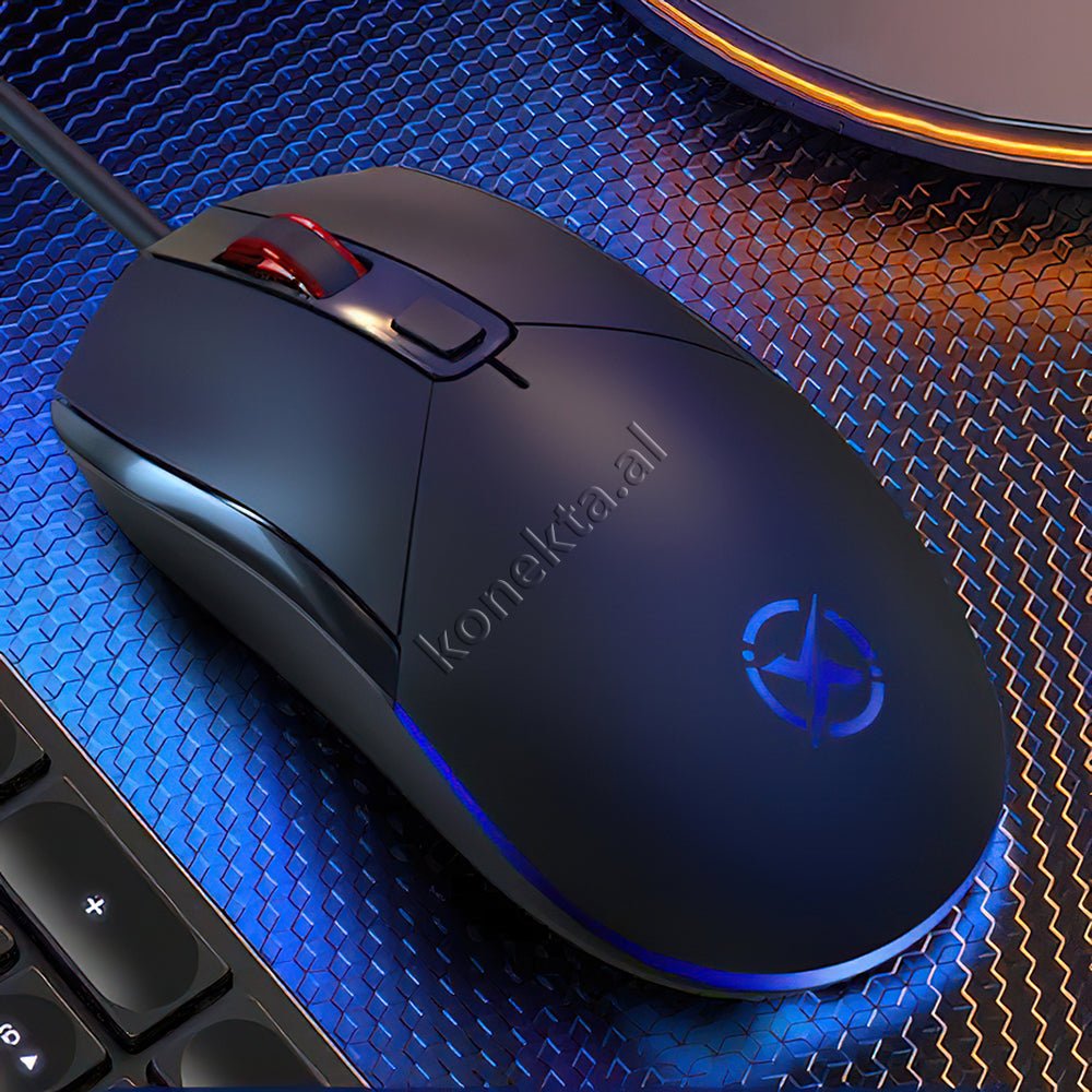 XO M5 Mouse, Black, Gaming, With Lighting - Thumbnail 6