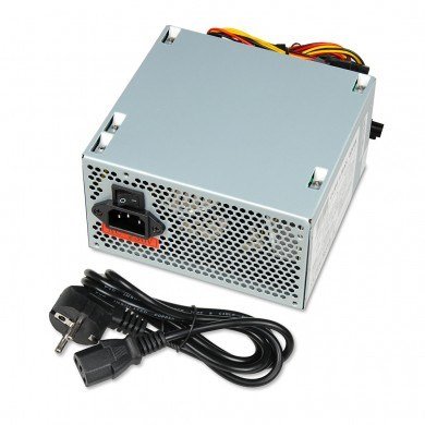 iBOX CUBE II Power Supply, 20+4 pin ATX, 400 W, Silver - Thumbnail 4