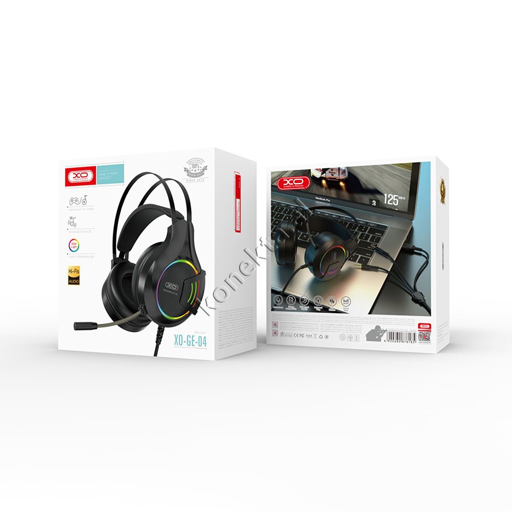 XO Gaming Headphones, Black / Rose - Thumbnail 2