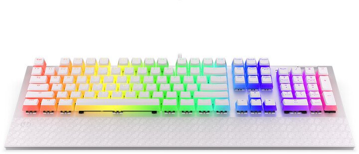Endorfy Omnis Pudding Onyx Keyboard, White, Kailh Brown, US - Thumbnail 3