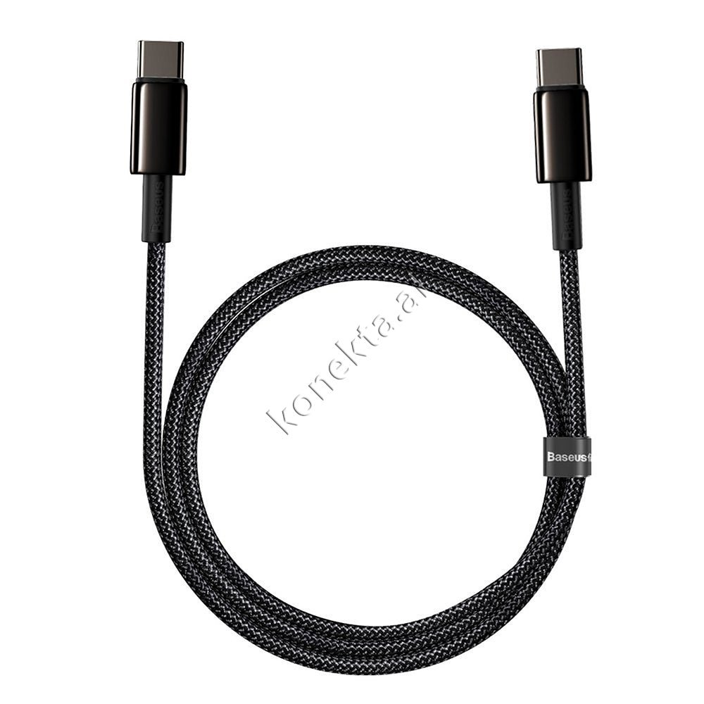 Baseus Type-C Charging Cable, 100W, 1m - Thumbnail 3