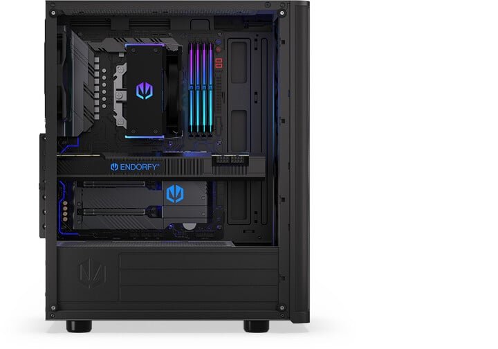 Endorfy Ventum 200 Air Case, TG, Black - Thumbnail 7