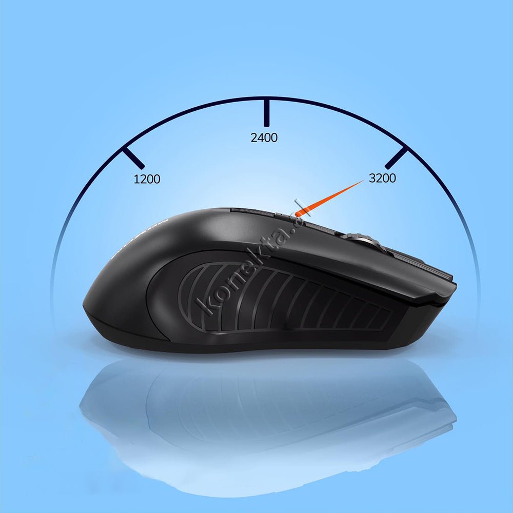 MOXOM Wireless Mouse, Black - Thumbnail 4