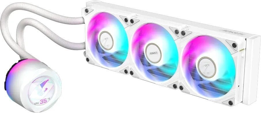Gigabyte Aorus WaterForce X II 360 Water Cooler, White - Image 1
