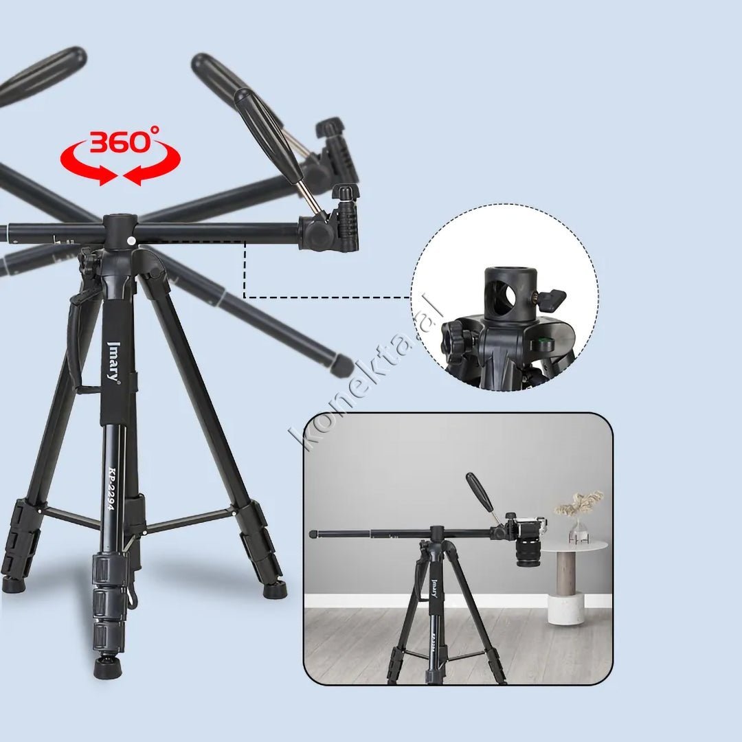 Jmary Trekëmbesh Tripod Profesional i Çmontueshëm - Thumbnail 14