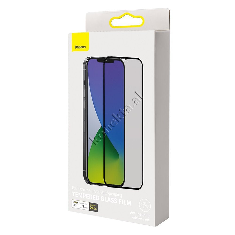 Baseus Privacy Screen Protector for iPhone 12 Mini / 12 / 12 Pro / 12 Pro Max - Thumbnail 2