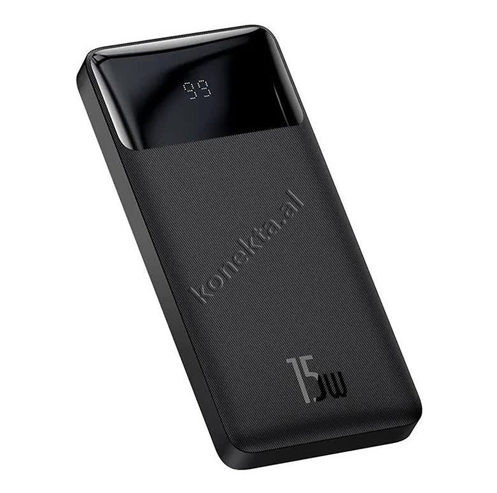 Baseus 10000mAh External Battery, 15W & 20W, 3 Ports, Black - Thumbnail 12