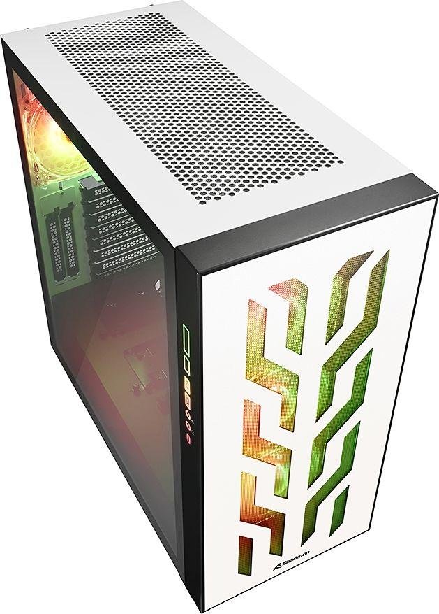 Sharkoon Elite Shark CA300T ARGB Case, White, Full Tower - Thumbnail 3