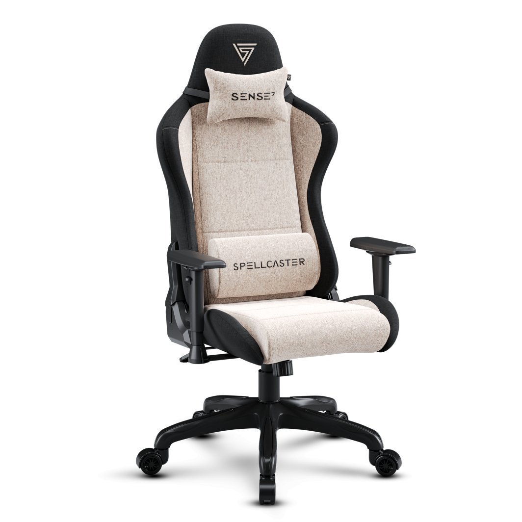 SENSE7 Spellcaster FUKU Chair, Beige/Black - Image 1
