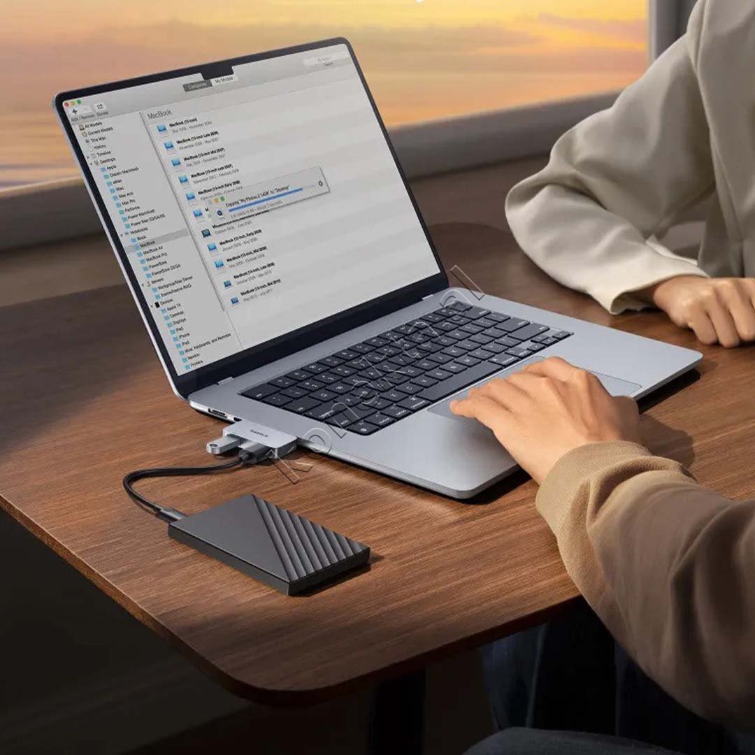 Baseus USB Hub, 2 USB 3.0 Ports and 1 USB-C Port - Thumbnail 7