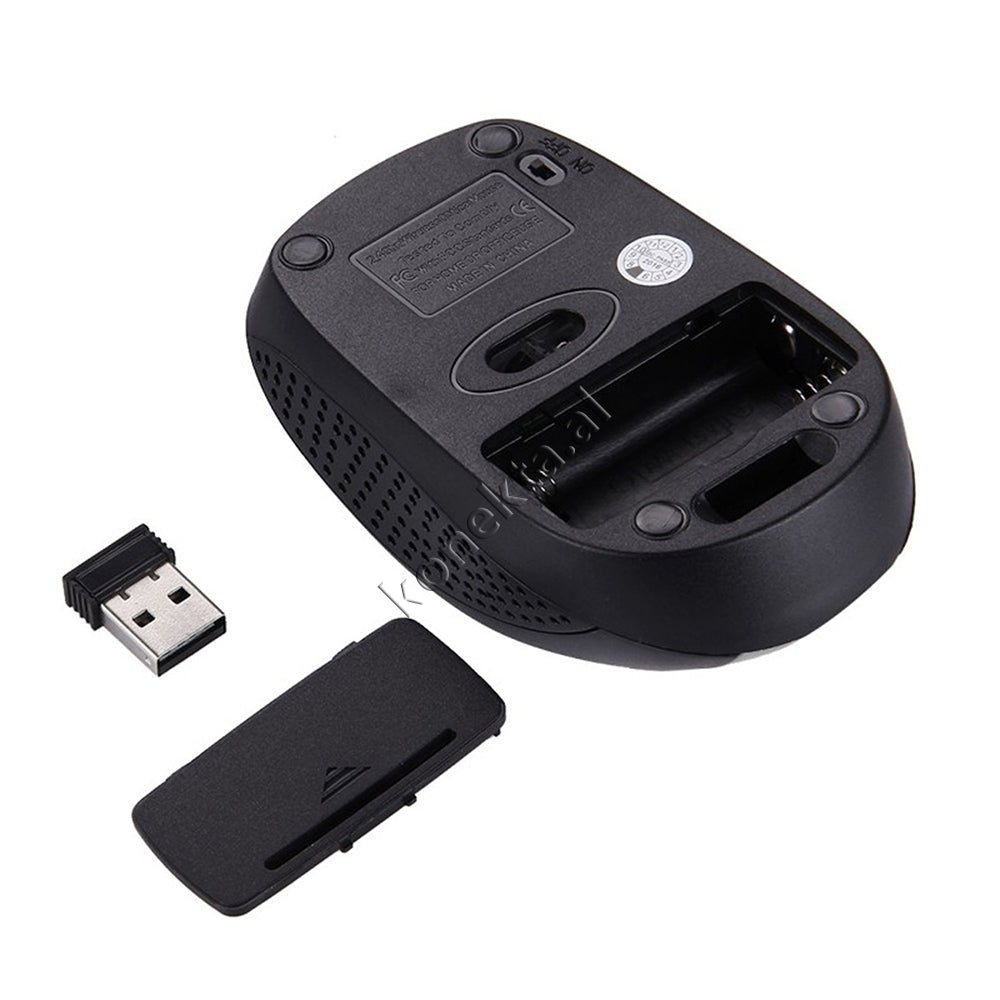 tjetertjeter Maus Wireless Mouse, Black / Gray - Thumbnail 12