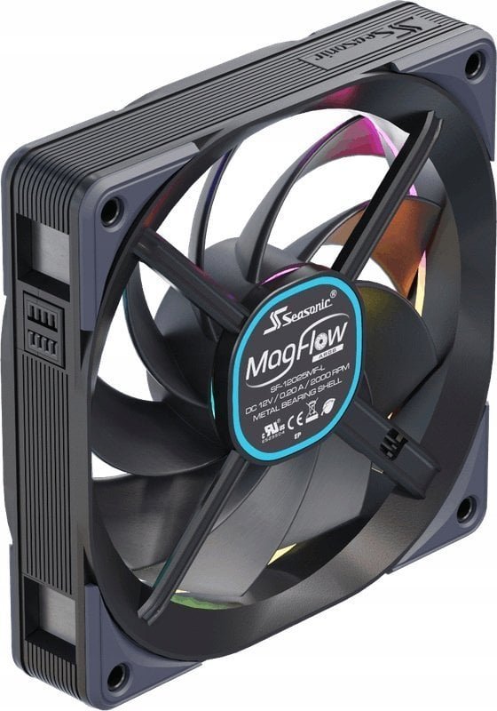 Seasonic MagFlow 120 ARGB Fan, 120 mm - Thumbnail 5