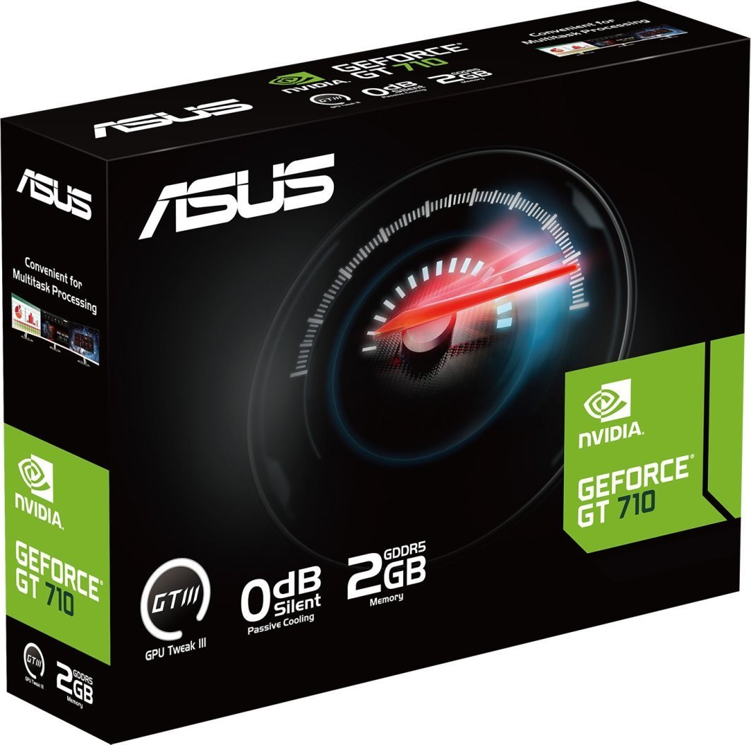 Asus GeForce GT 710 Graphics Card, 2GB GDDR5 EVO - Thumbnail 5
