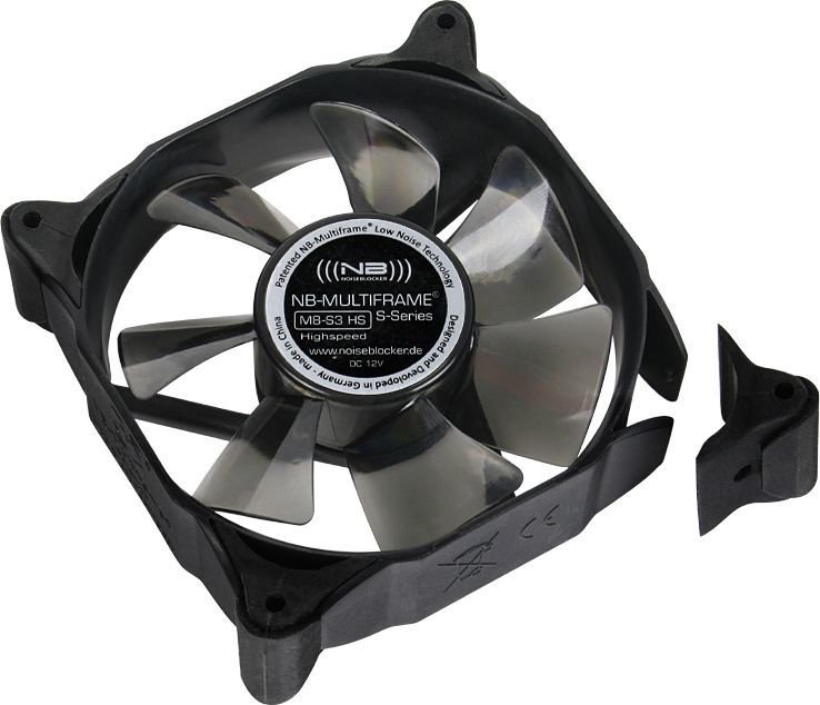 Noiseblocker Multiframe M8-S3 HS Fan, 80 mm - Thumbnail 3