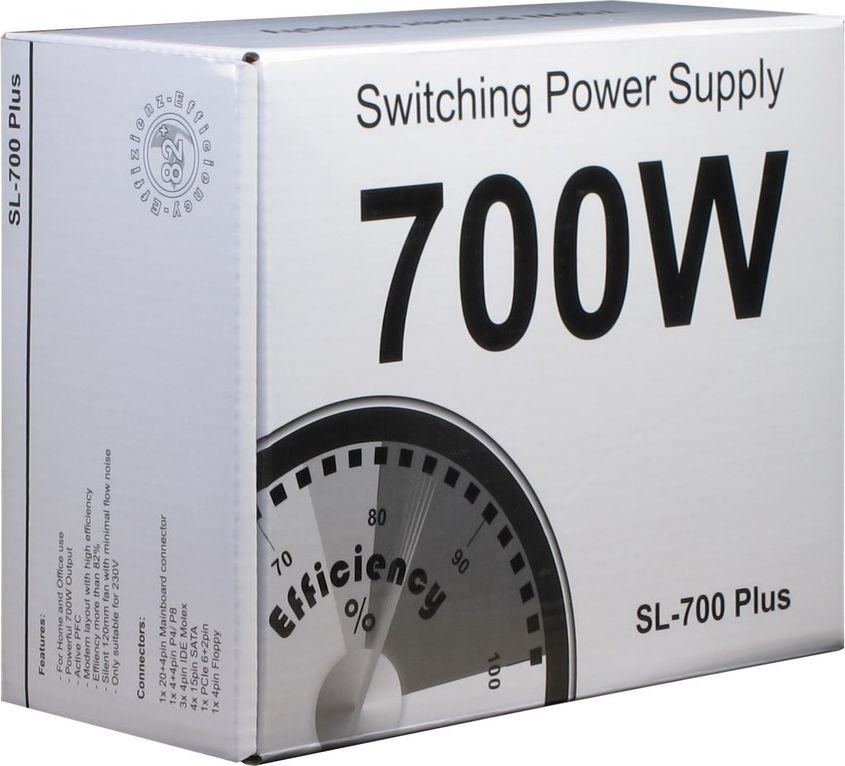 Inter-Tech SL-700 Plus Power Supply, 700W, ATX - Thumbnail 6