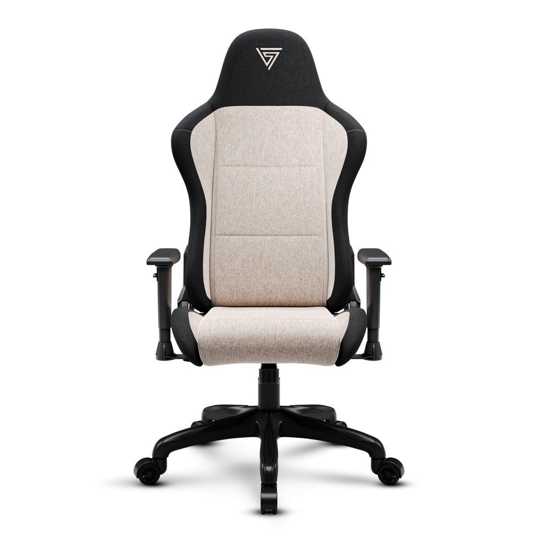 SENSE7 Spellcaster FUKU Chair, Beige/Black - Thumbnail 3
