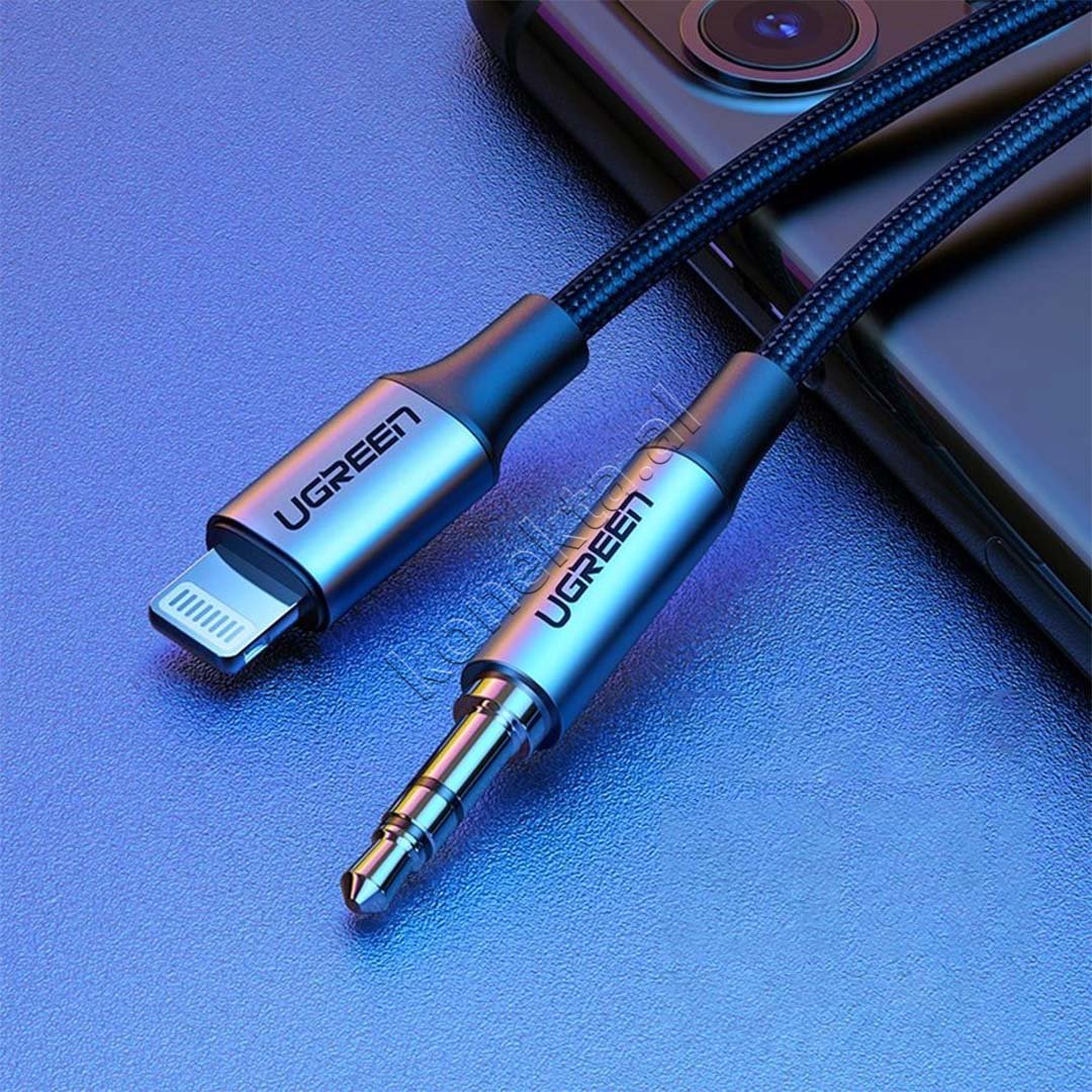 UGreen Lightning to AUX 3.5mm Cable, 1m - Thumbnail 5
