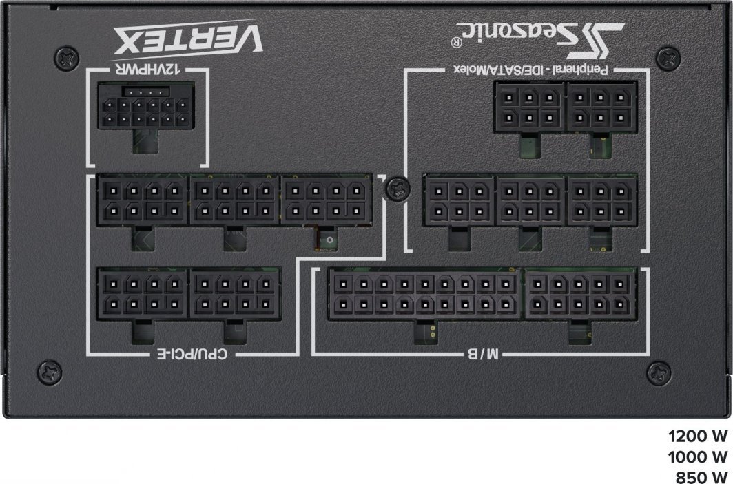 Seasonic VERTEX PX-850 Power Supply, 850W, ATX 3.0, PCIe 5.0 - Thumbnail 6