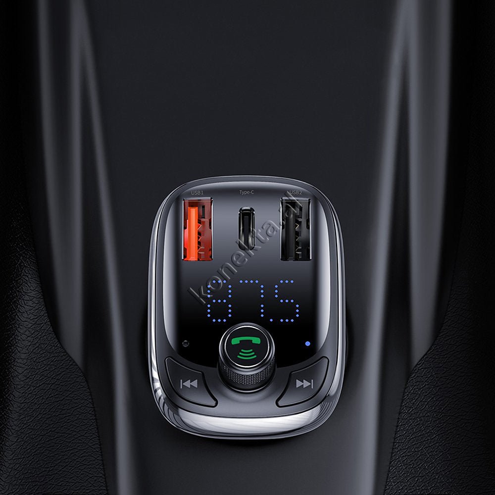 Baseus Karikues I Shpejte 36w Makine Me Mp3 Me Bluetooth Dhe Panel Digjital - Thumbnail 21