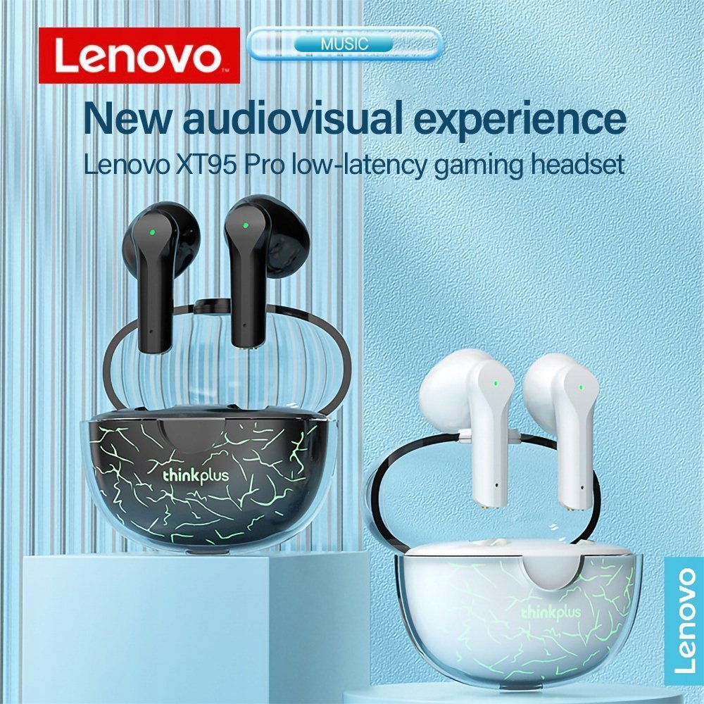 Lenovo XT95 Pro Earbuds, Black - Thumbnail 2