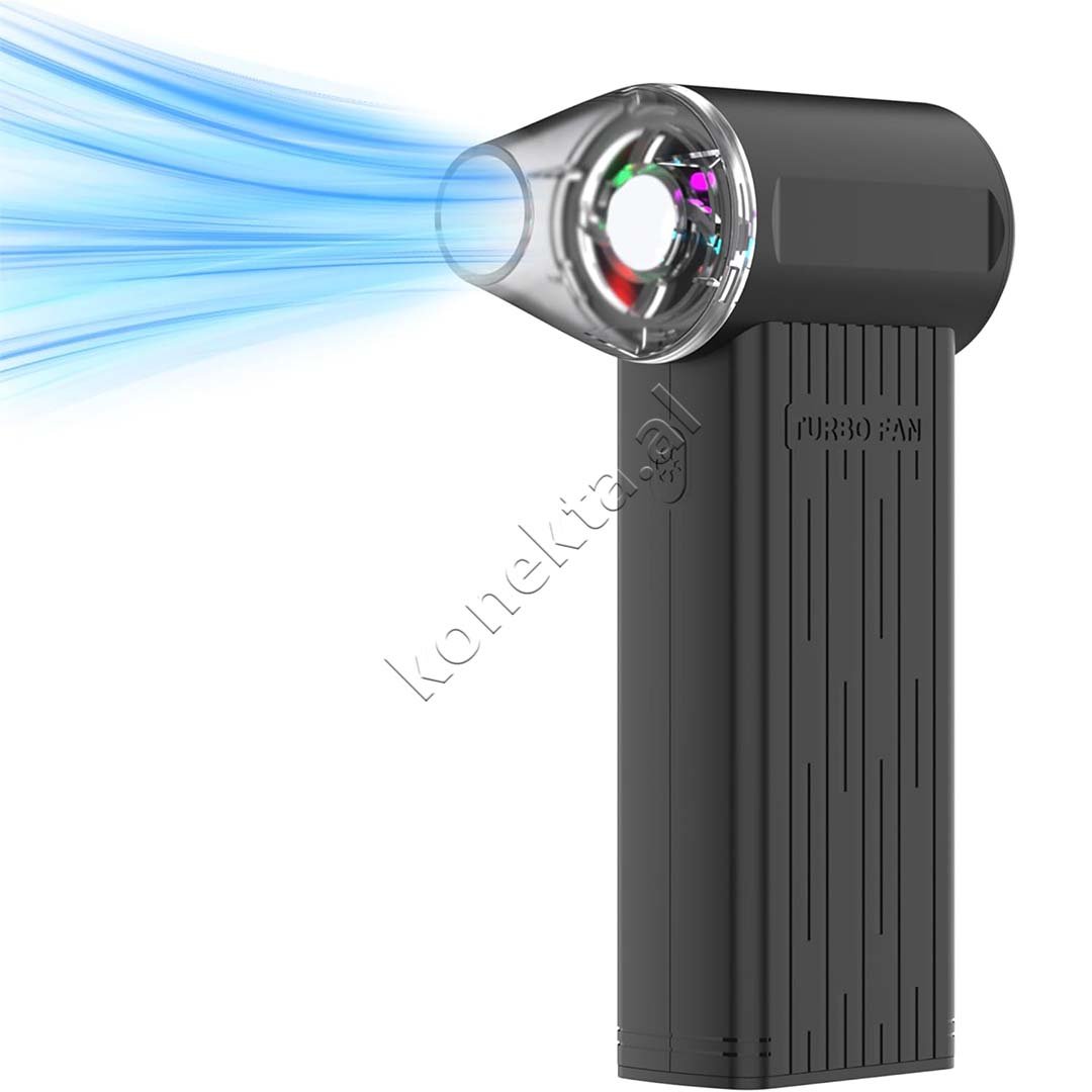 tjetertjeter Turbo Fan Vacuum Cleaner, Gray - Thumbnail 4