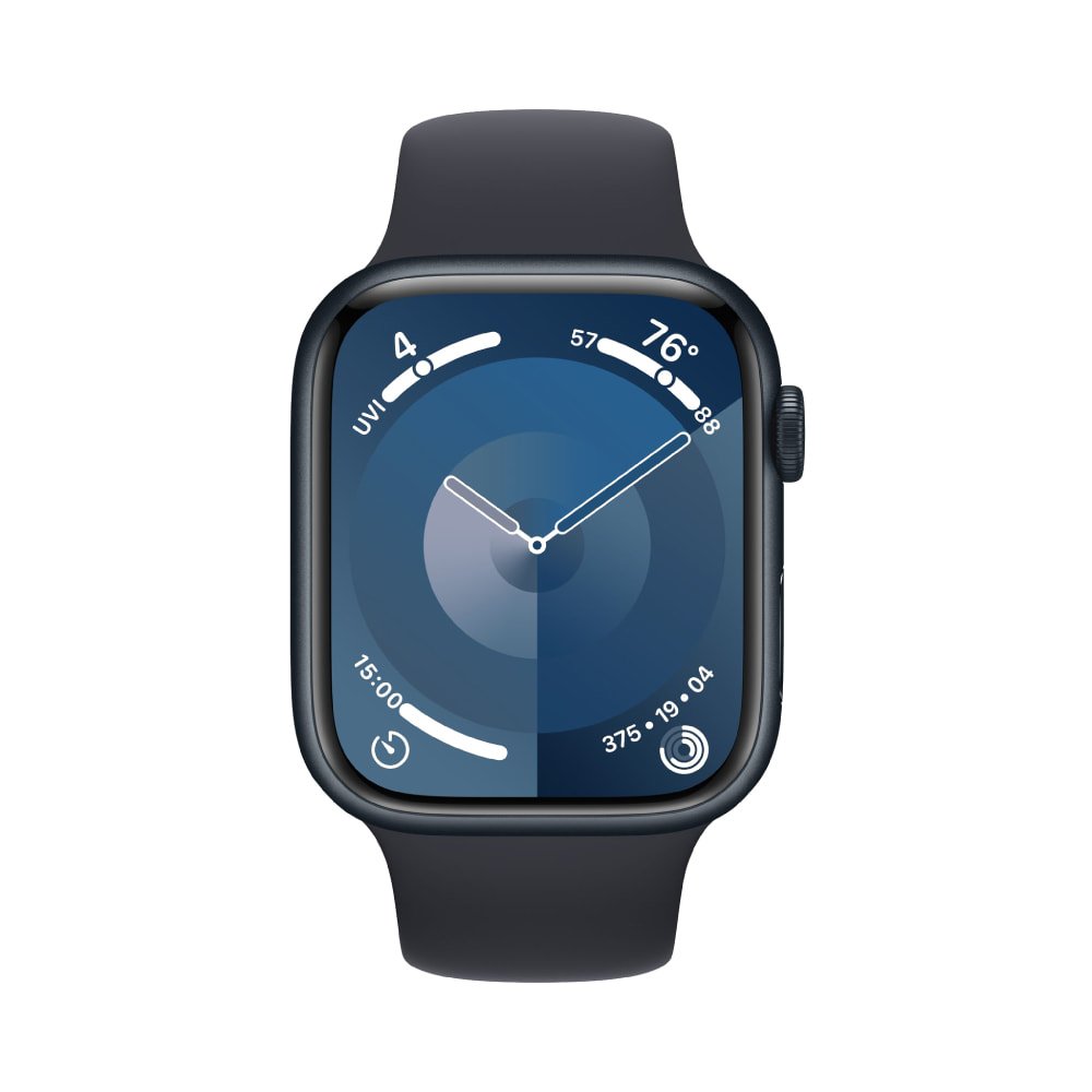 Apple Watch Series 9 45MM Smartwatch, Midnight - Image 1