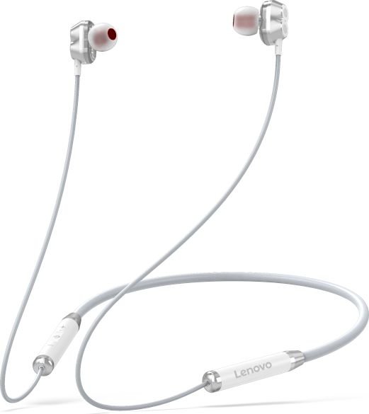 Lenovo Moving-Coil HE08 Headphones, White - Image 1