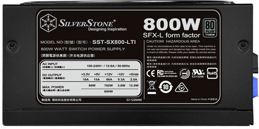 SilverStone SX800-LTI SST-SX800-LTI v1.2 Power Supply, 800W - Thumbnail 7