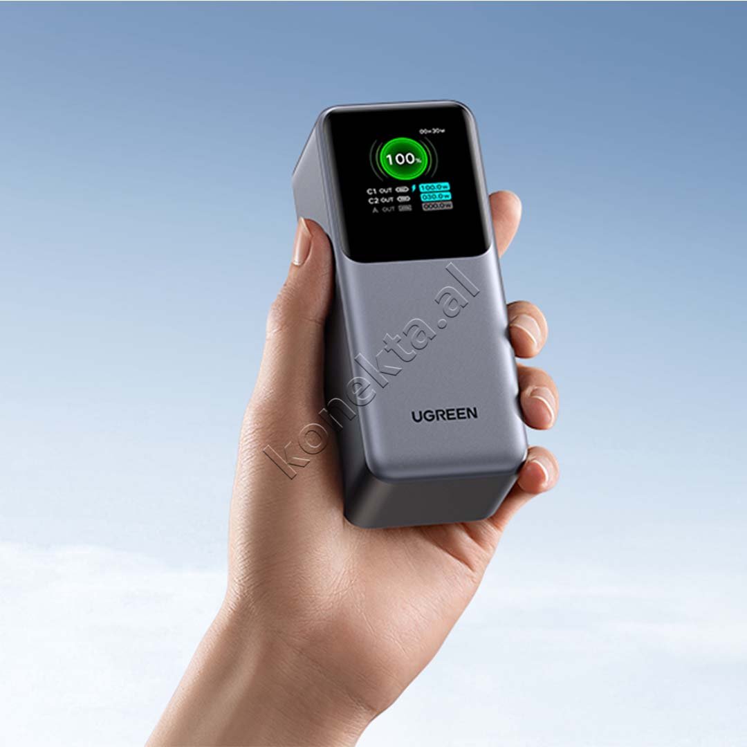 UGreen Nexode 20000mAh Power Bank, 130W, 3 Ports - Thumbnail 4