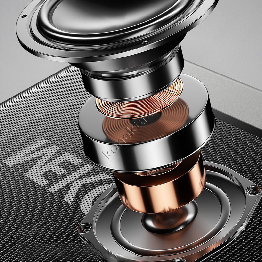 WK Bluetooth Speaker, 120W, Super Bass, With Two Microphones, Audio Port 6.5mm - Thumbnail 6