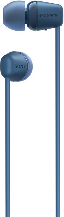 Sony WI-C100 Earbuds, Blue - Thumbnail 2