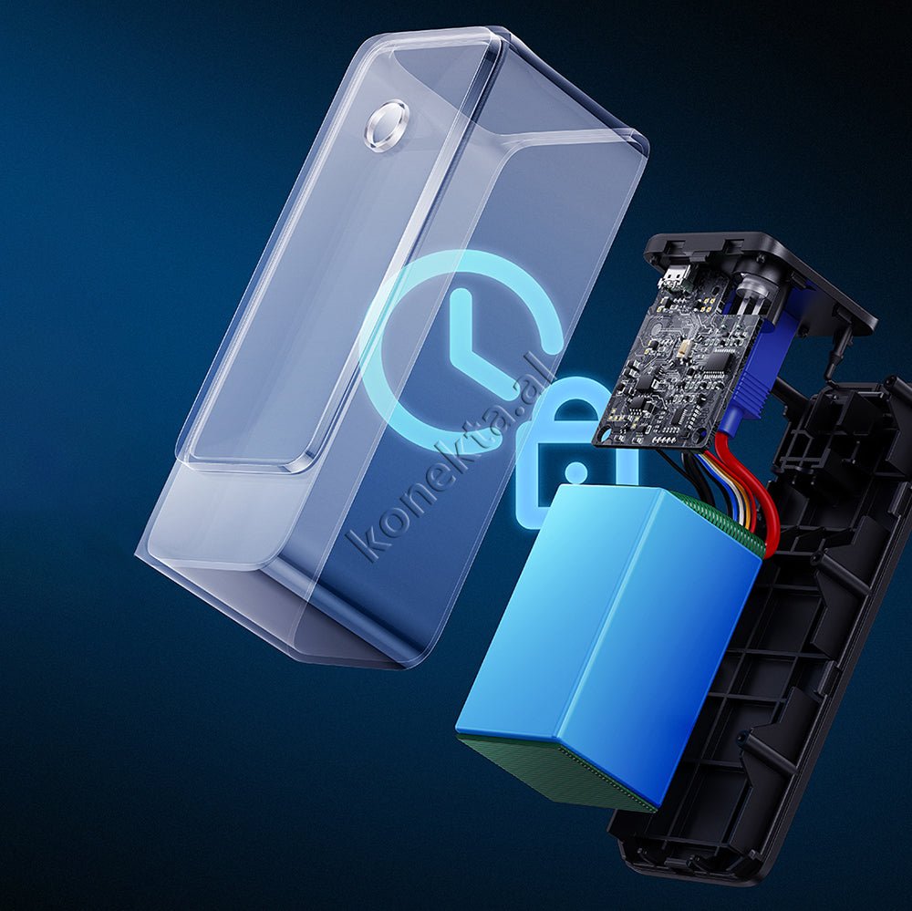 Baseus Multifunctional External Starter Battery, 6000mAh, Black - Thumbnail 10