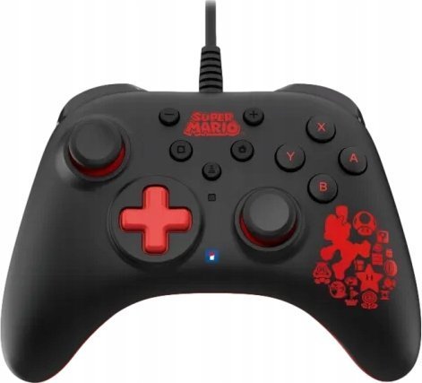 NoName Horipad Turbo Controller, Wired, Black / Red - Image 1