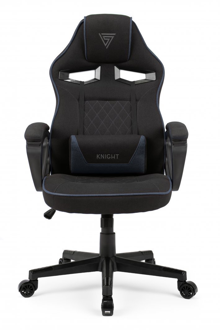 SENSE7 Knight Chair, Black/Blue - Thumbnail 6