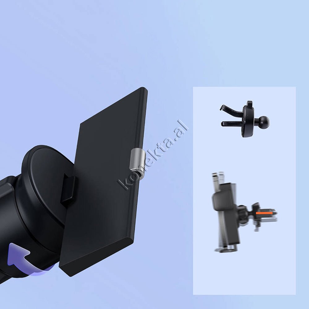 Baseus Car Phone Holder, Dark Gray - Thumbnail 12