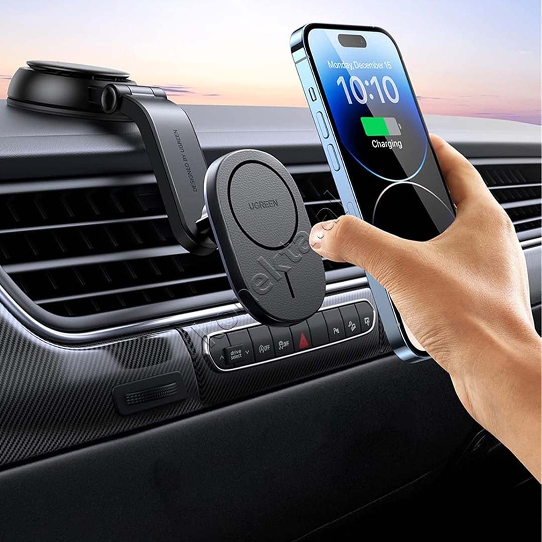 UGreen Mbajtese Celulari Makine Magnetike 2 Ne 1 Me Vakum Dhe Kapese - Thumbnail 3