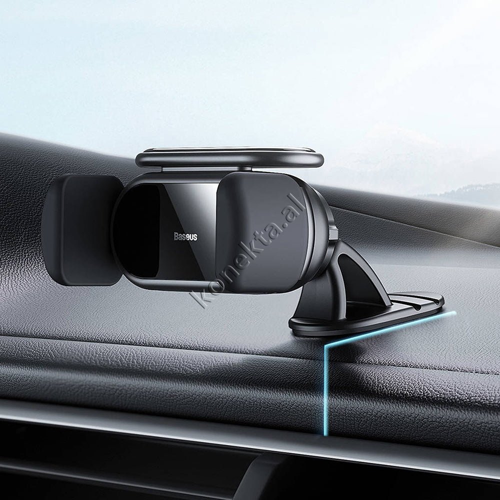 Baseus Car Phone Holder with Sensor Grip and Solar Panel - Thumbnail 9