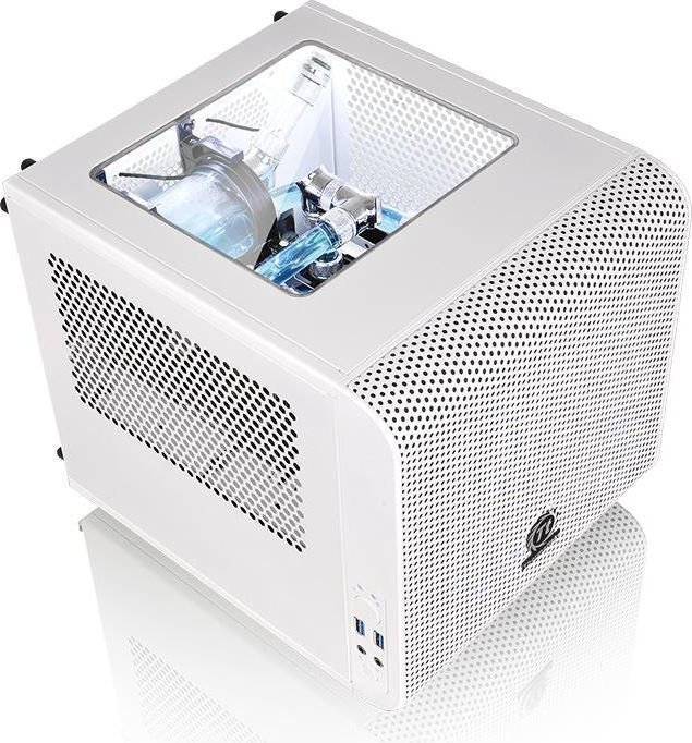 Thermaltake Core V1 Snow Edition Case, Mini Tower - Thumbnail 4
