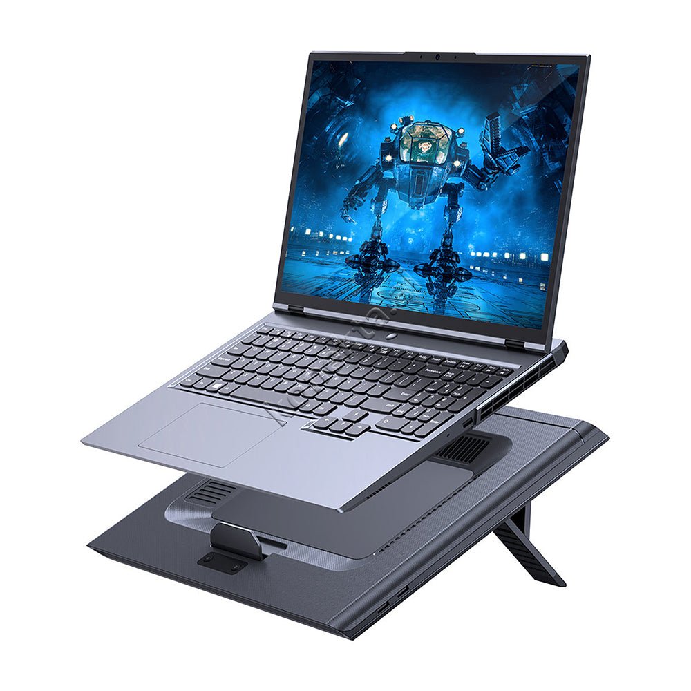 Baseus Laptop Holder with Cooler, Dark Gray - Image 1