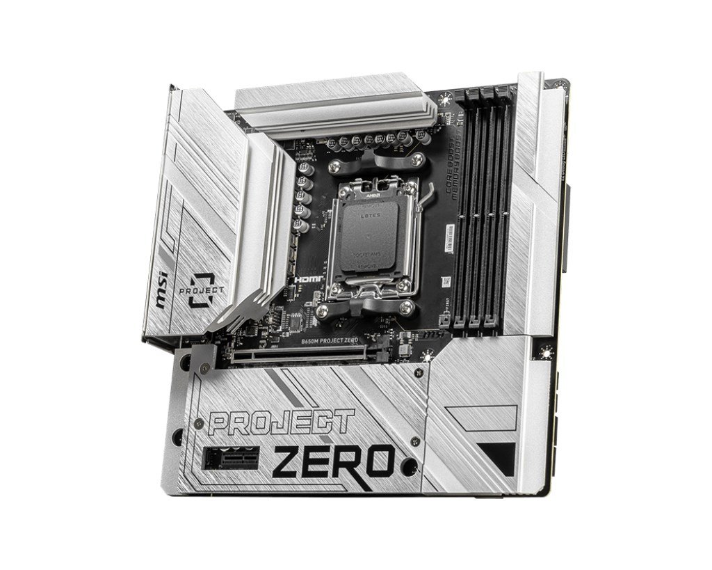 MSI B650M Project Zero Motherboard, B650, AM5 - Thumbnail 3