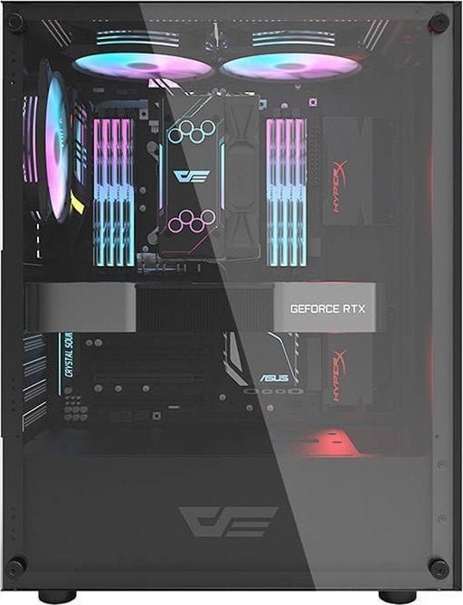 Darkflash DK100 Case, Black, Midi Tower - Thumbnail 4